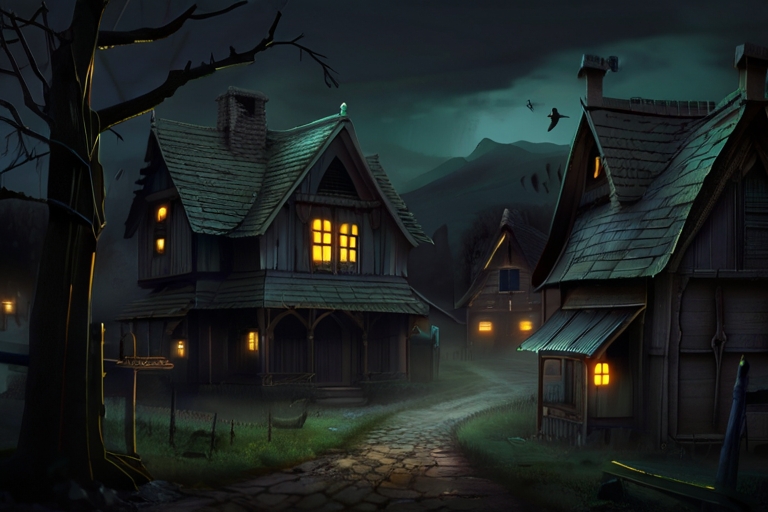 A haunted village